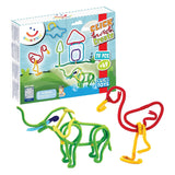 Spaghettez 3D art flexible building rods, 70dlg. - afbeelding 1