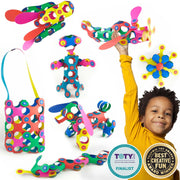 Clixo Magnetisch Bouwspeelgoed Rainbow Pack, 42dlg. - afbeelding 4