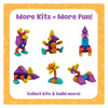Blockaroo magnetische foam blokken dieren, 17dlg.