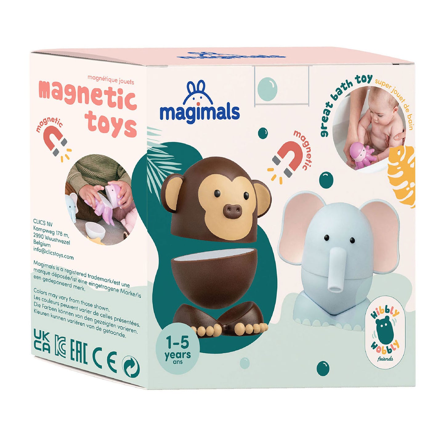 Magimales de clics Watly Wlyly Magnetic Toy