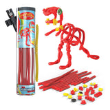 Clics spaghetteez velociraptor flexibele bouwstaafjes, 34dlg. - afbeelding 1