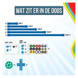 Spaghetteez noodle the pup flexibele bouwstaafjes, 34dlg. - afbeelding 4