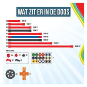 CLICS SPAGHETTEEZ WIGGLY ROADSTERS BORSE FLEXIBILE BEDIBILE, 46DLG. - afbeelding 2