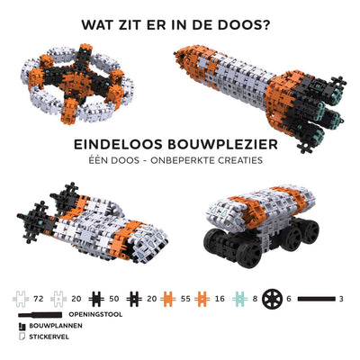 Clics nano - space builders construction set - 250 pieces.