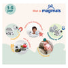 Clics magimals wheely safari box - 6 pcs.