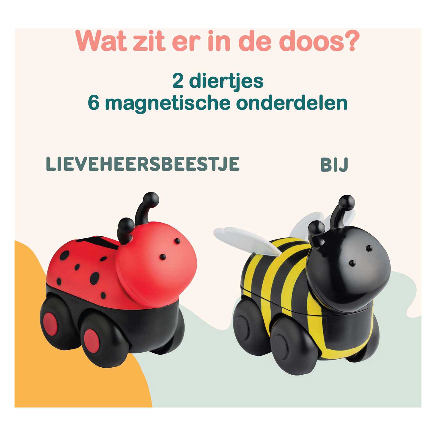 Scatola Clics Magimals Wheely Bugs - 6 pz.