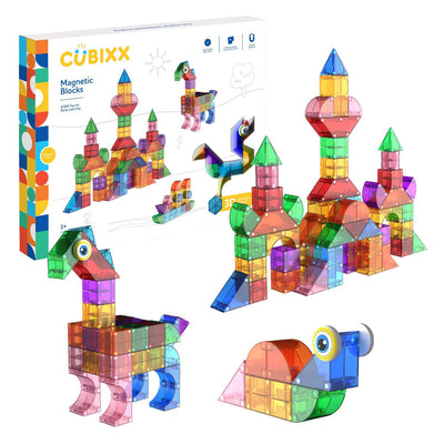 Giocattoli da costruzione magnetici Cubixx - 85 pz.