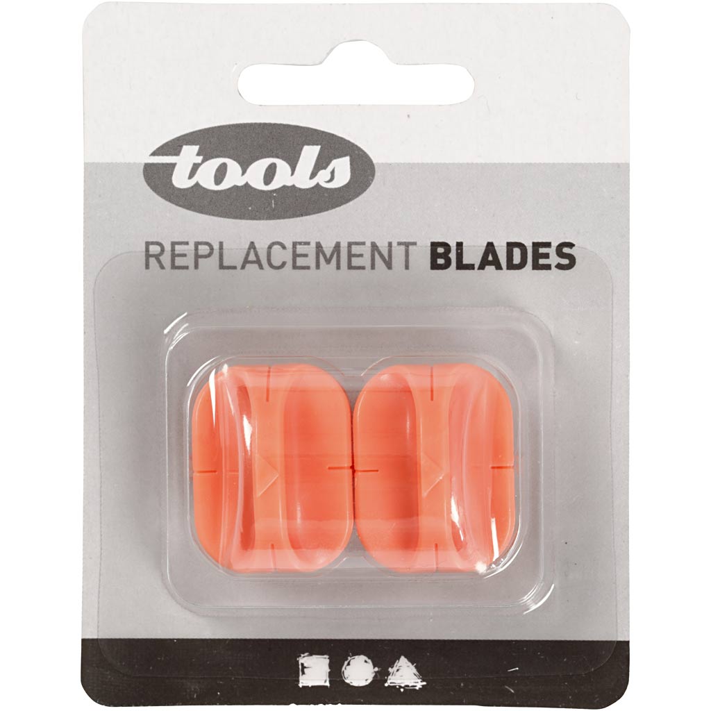 Creativ company spare knives, 2 pieces 1 box