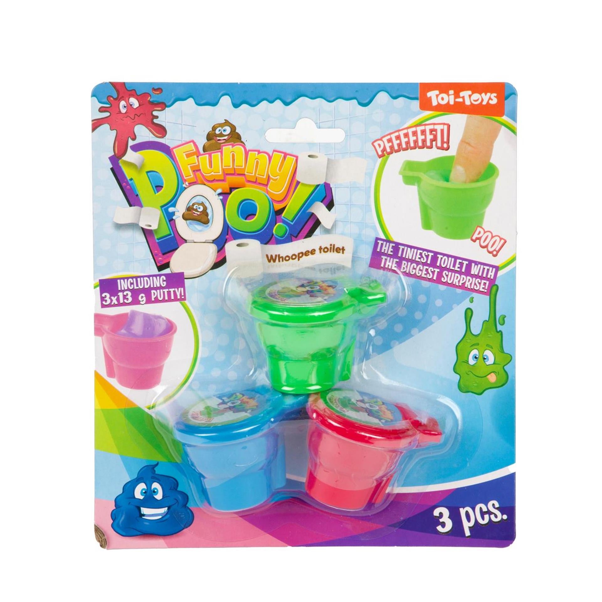 Toi-toys stucco per scoregge nel water - 3 pz.