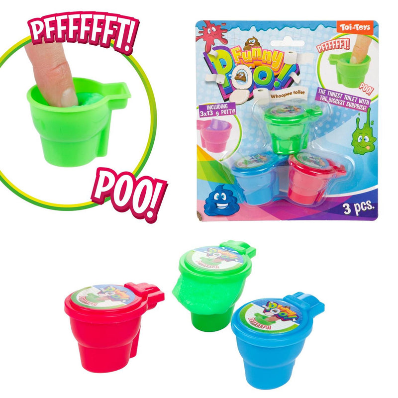 Toi-toys stucco per scoregge nel water - 3 pz.