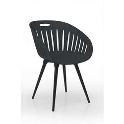 Silla de jardín topstar gris 570 mm x 540 mm x 810 mm