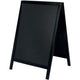 Cartello stradale nero pacb-85-blk deflecto