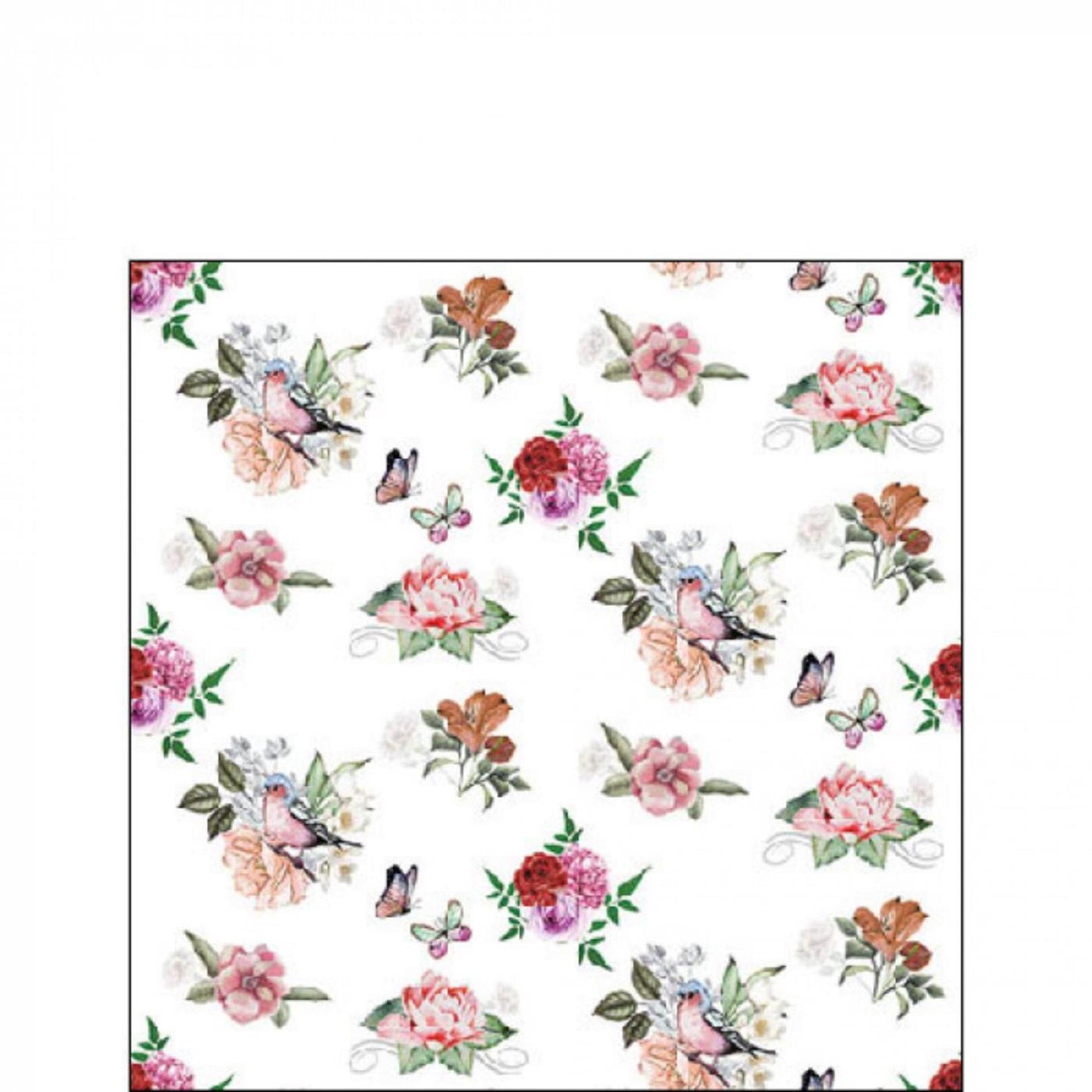 Servilletas Ambiente charlotte blanco 25cm