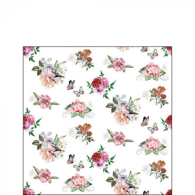 Servilletas Ambiente charlotte blanco 25cm