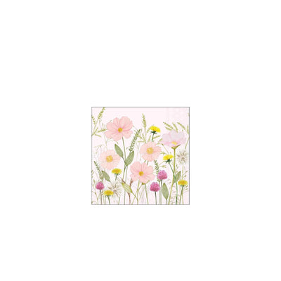 Ambiente servetten 25cm pastel flowers roze