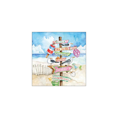 Ambiente servetten 25cm seaside signs