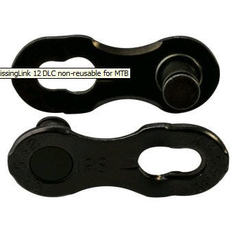 KMC MISSLINK DLC 12 - 5,2 mm - Nero