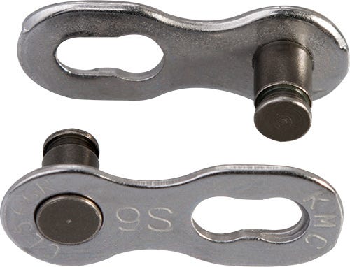 Link de cadena KMC X9 1 2x11 128 - Plata