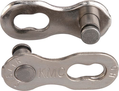 KMC Missinglink 7 8r EPT Bicicleta Lock 7.3 mm de plata