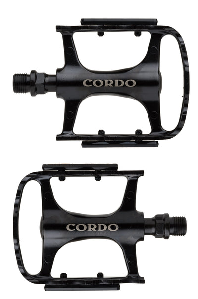 Cordo pedal trekking aluminio negro