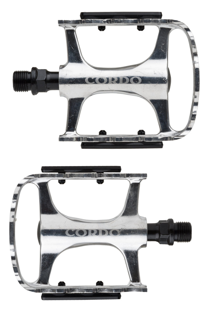 Cordo pedale trekking alluminio argento