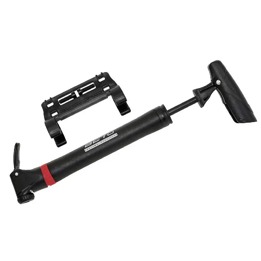 Pompa per biciclette mini plastica nero