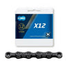 Catena di biciclette KMC X12 Black Tech