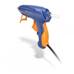 Pistola incollatrice Steinel Gluematic 1007 litri - funziona a bassa temperatura - adatta per l'uso da parte dei bambini - incl. 6 stick di colla