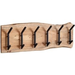 Appendiabiti da parete in legno di acacia