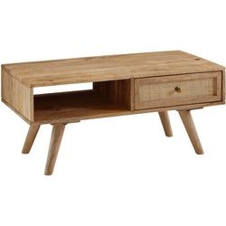 Tavolino br 90x40x45 Wohnling mango