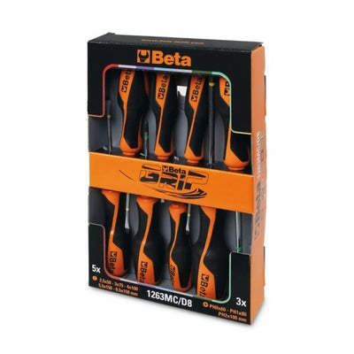 Herramientas de ajuste de destornillador beta 01263MC D8 8 LUGAR