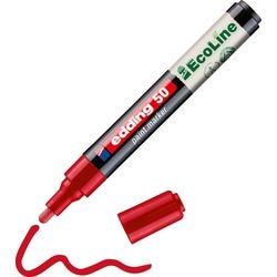Pennarello a vernice edding ecoline 50 rosso