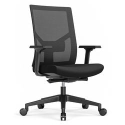 Silla ergonómica negra ato-110-es-bm-bb