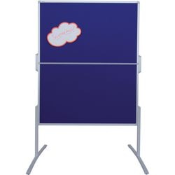 Tablero de presentación franken fieltro no magnético independiente 1500 x 200 mm