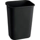 Rubbermaid rectangular black 39 l recycling bin