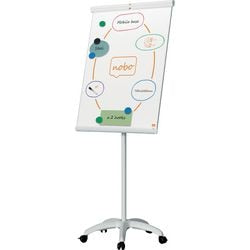 Nobo premium plus lavagna a fogli mobili in acciaio - lavagna magnetica - 70 x 100 cm - bianca