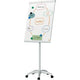 Nobo premium plus lavagna a fogli mobili in acciaio - lavagna magnetica - 70 x 100 cm - bianca