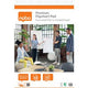 Nobo premium flipover papier op rol - 50 vellen dubbelzijdig blanco of geruit papier - 60x85cm - 90 grams