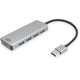 Usb-hub act ac6121 grijs, zwart