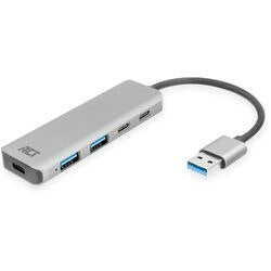 Usb-hub act ac6125 zilver