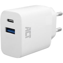 Act Connectivity USB-C USB-A charger 20W with Delivery PPP, quin