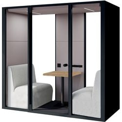 Sala de reuniones Schavenburg sos-2.0-spr-pod-m-zw negro sonido del silencio ii m