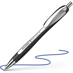 Schneider strumenti di scrittura penna a sfera schneider - slider rave - pennino xb - bianco nero - edizione limitata - s-132549