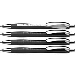 Schneider strumenti da scrittura penna a sfera schneider - slider rave trend - pennino xb - scatola assortita 3+1 in omaggio - s-132584