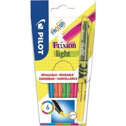 Pilot frixion light - evidenziatori - 6 colori in una scatola