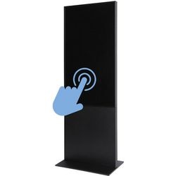 Línea inteligente de enfrentamiento negro de tablero digital