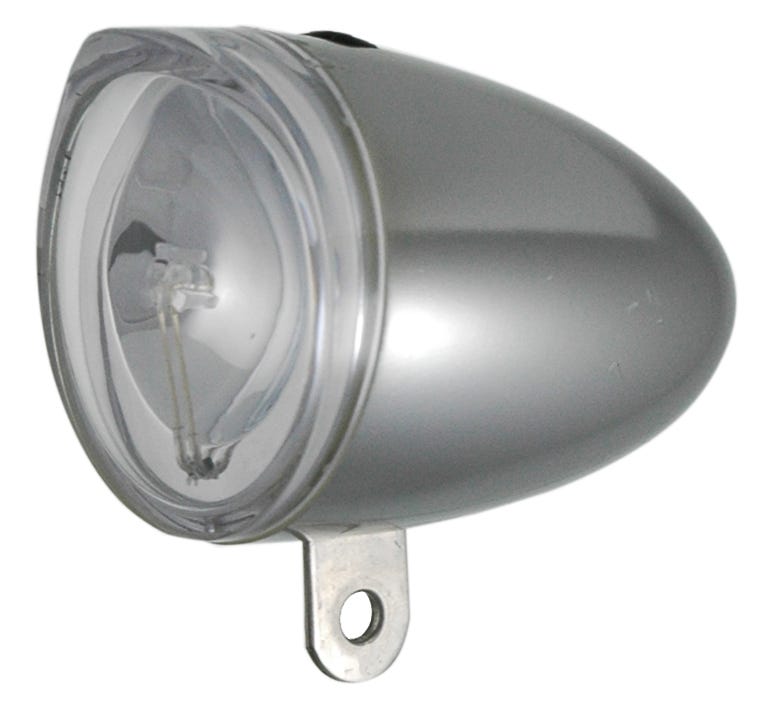 Faro imp cordo led siria cromado con batería incluida