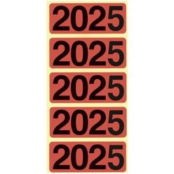 Le etichette anno del dorso sono 628957 autoadesive rosse