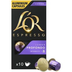 L'or lungo profondo koffiecups - intensiteit 8 12 - 10 x 10 capsules