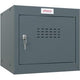 Armario Phoenix 1 puerta con cerradura con llave 400 x 400 x 365 mm antracita, gris